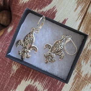 Saints Fleur De Lis Earrings